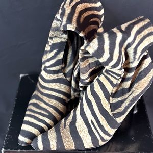 Donald J Pliner animal print boots